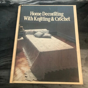 Home decorating with knitting and crochet Mary Harding 1973 1975 BoHo needlework